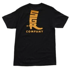 Seager Inc Men's Black The Boot Tee -HORSE TACK Store MTS23BOOTBLK 03