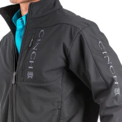 Cinch Mens Black Bonded Jacket -HORSE TACK Store MWJ1009000 1