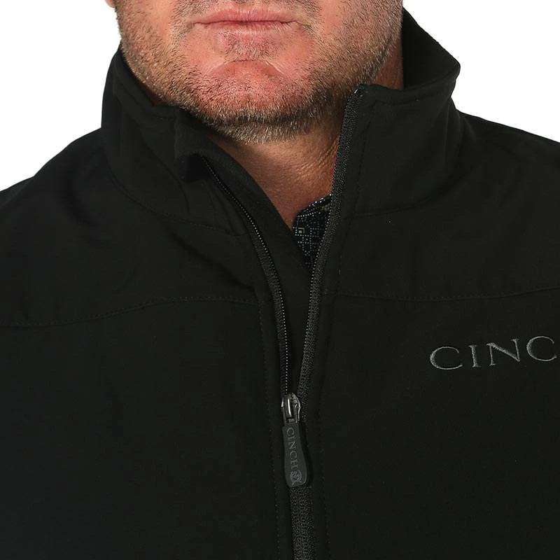 Cinch Men's Black Bonded Vest 5 Cinch Men's Black Bonded Vest - Image 3