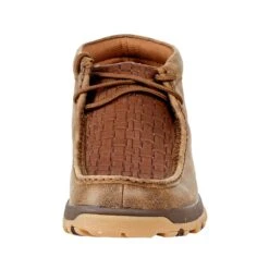 Twisted X Men`s Cellstrech Bomber Chocolate Stamped Shoe -HORSE TACK Store MXC0013 2