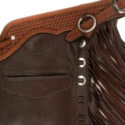 NRS Day Worker Dark Brown Chap 9 NRS Day Worker Dark Brown Chap -HORSE TACK Store NRS BLCDBN 1