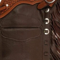 NRS Day Worker Dark Brown Chap 10 NRS Day Worker Dark Brown Chap -HORSE TACK Store NRS BLCDBN 2