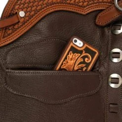 NRS Day Worker Dark Brown Chap 11 NRS Day Worker Dark Brown Chap -HORSE TACK Store NRS BLCDBN 3