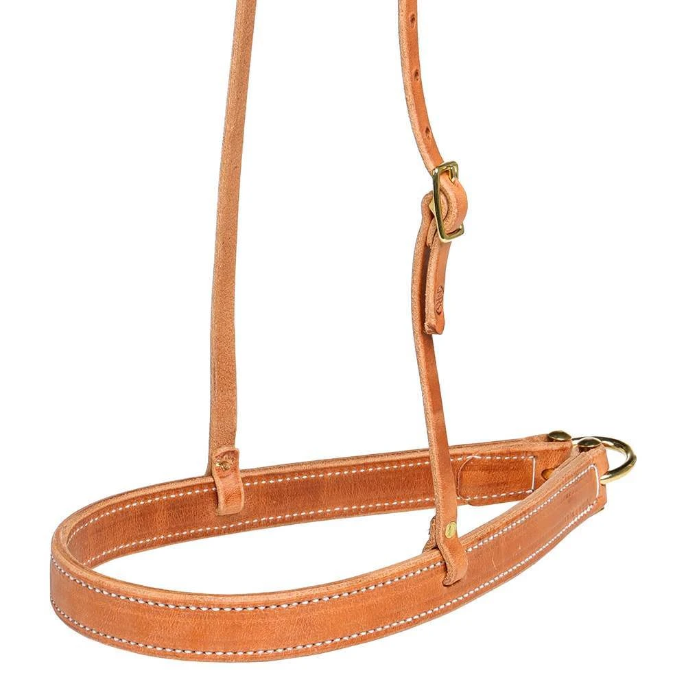 Nrs Tack Harness Leather Noseband 4 Nrs Tack Harness Leather Noseband - Image 2