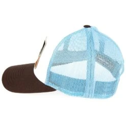 NRS Ranch White, Brown, And Blue Cap -HORSE TACK Store NRSC 0921 118 1 201 20 3