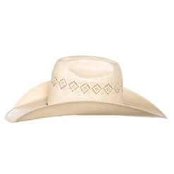 Rodeo King 24K Shantung Diamond 5in. Brim Open Crown Straw Hat -HORSE TACK Store RK309 23