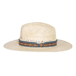 Rodeo King Tracker Jute With Tapestry Band 3 1/in.` Brim Fashion Straw Hat -HORSE TACK Store RK313 2