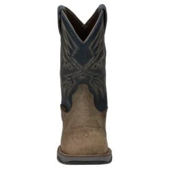 Tony Lama Men Bartlett Stone 11` Wide Square Steel Toe -HORSE TACK Store RR3361 1
