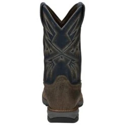 Tony Lama Men Bartlett Stone 11` Wide Square Steel Toe -HORSE TACK Store RR3361 3