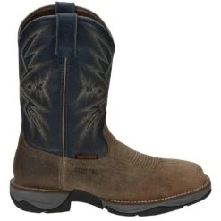Tony Lama Men Bartlett Stone 11` Wide Square Steel Toe -HORSE TACK Store RR3361 4
