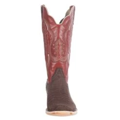 R Watson Boots Men's R Watson Mocha Sueded Gator 13in. Indian Orange Boots -HORSE TACK Store RW9011 1 1