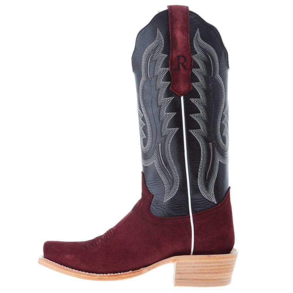 R Watson Boots R Women's Rhubarb Rough Out 13 In Top Cowgirl Boot 5 R Watson Boots R Women's Rhubarb Rough Out 13 In Top Cowgirl Boot - Image 3