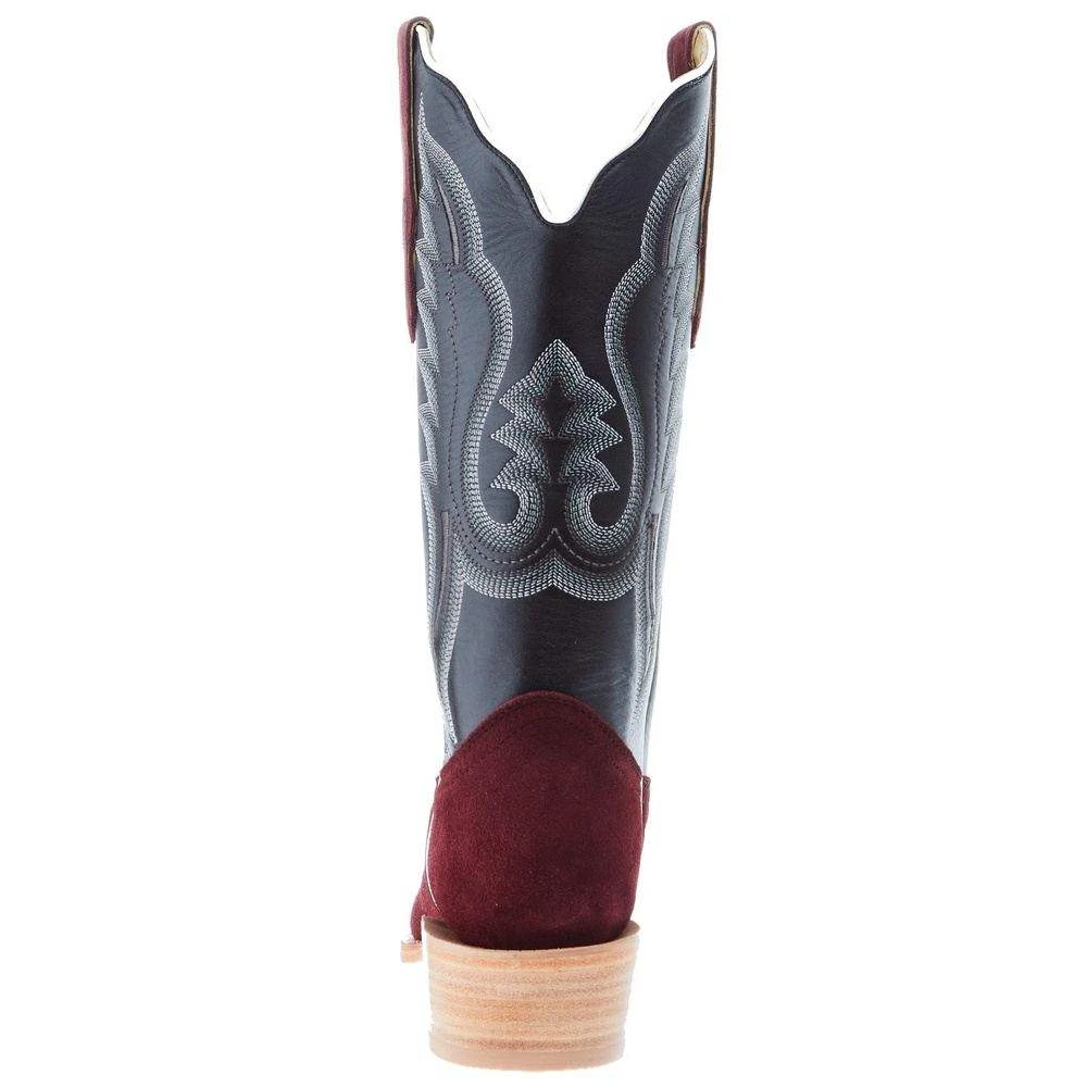 R Watson Boots R Women's Rhubarb Rough Out 13 In Top Cowgirl Boot 6 R Watson Boots R Women's Rhubarb Rough Out 13 In Top Cowgirl Boot - Image 4