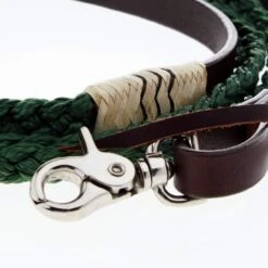 Cashel Company Adjustable Leather And Braided Rope Reins With Rawhide Accents 15 Cashel Company Adjustable Leather And Braided Rope Reins With Rawhide Accents -HORSE TACK Store SA RRBR GR 02