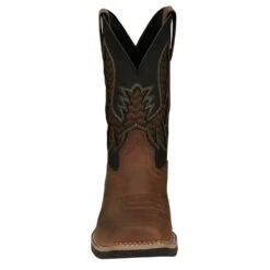 Justin Boots Men`s Stampede Bolt Pecan Water Buffalo 11` Black Water Buffalo Soft Toe 8 Justin Boots Men`s Stampede Bolt Pecan Water Buffalo 11` Black Water Buffalo Soft Toe -HORSE TACK Store SE4112 2