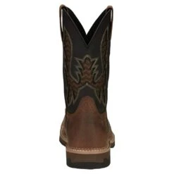 Justin Boots Men`s Stampede Bolt Pecan Water Buffalo 11` Black Water Buffalo Soft Toe 10 Justin Boots Men`s Stampede Bolt Pecan Water Buffalo 11` Black Water Buffalo Soft Toe -HORSE TACK Store SE4112 4