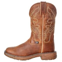 Justin Boots Women's Stampede Rush Tan Waterproof Soft Toe Work Boot -HORSE TACK Store SE4353 3