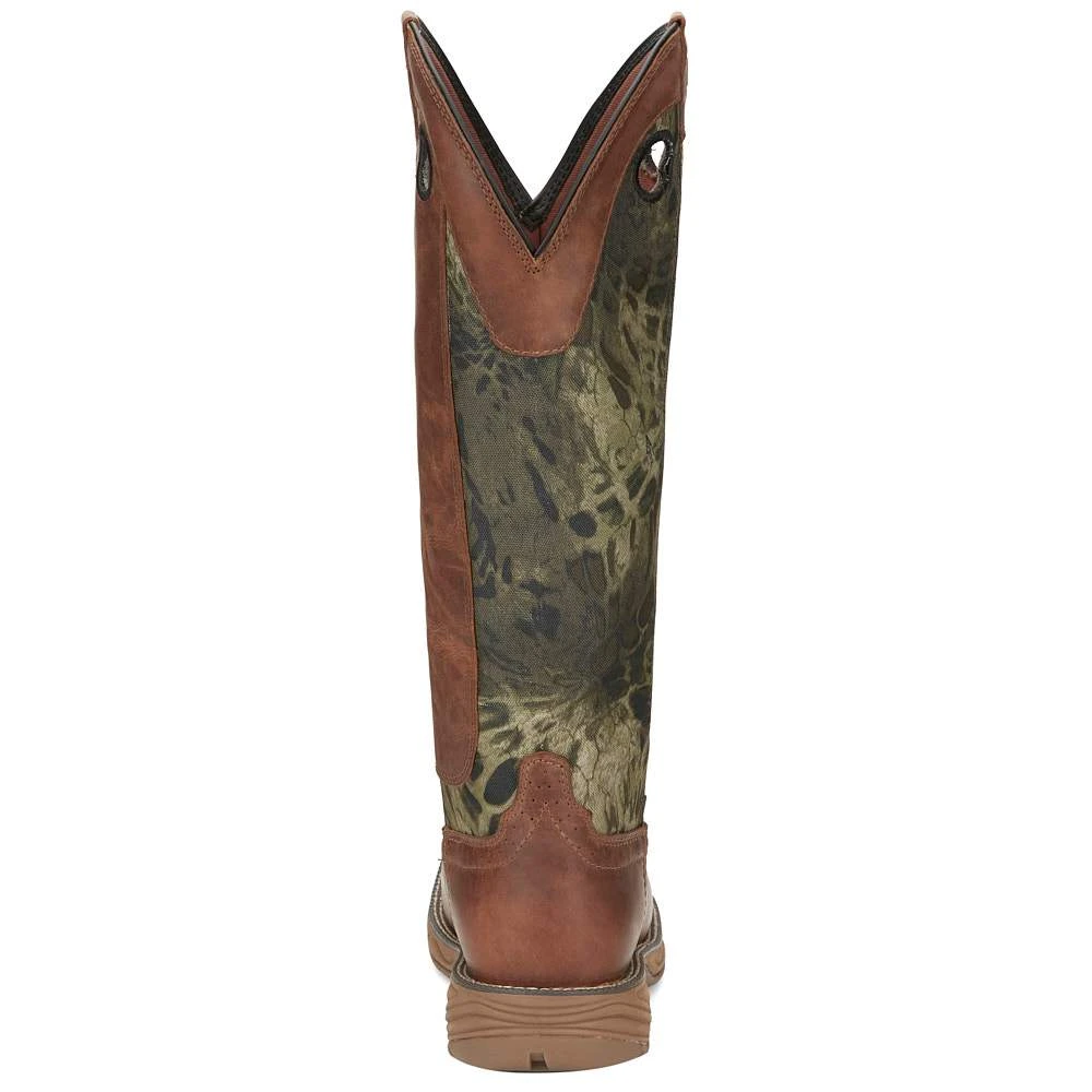 Justin Boots Men's Stampede Rush Strike Russet Woodlands Camo Snake Boot 7 Justin Boots Men's Stampede Rush Strike Russet Woodlands Camo Snake Boot - Image 5