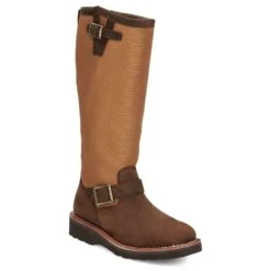 Justin Boots Women's Cottonwood Hickory Brown Square Toe 17in Tall Snake Boot 9 Justin Boots Women's Cottonwood Hickory Brown Square Toe 17in Tall Snake Boot -HORSE TACK Store SN6914 02