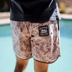 Sendero Provisions Co. Men's Mojave Point Bar Boardshorts -HORSE TACK Store SPCT123S11B 4