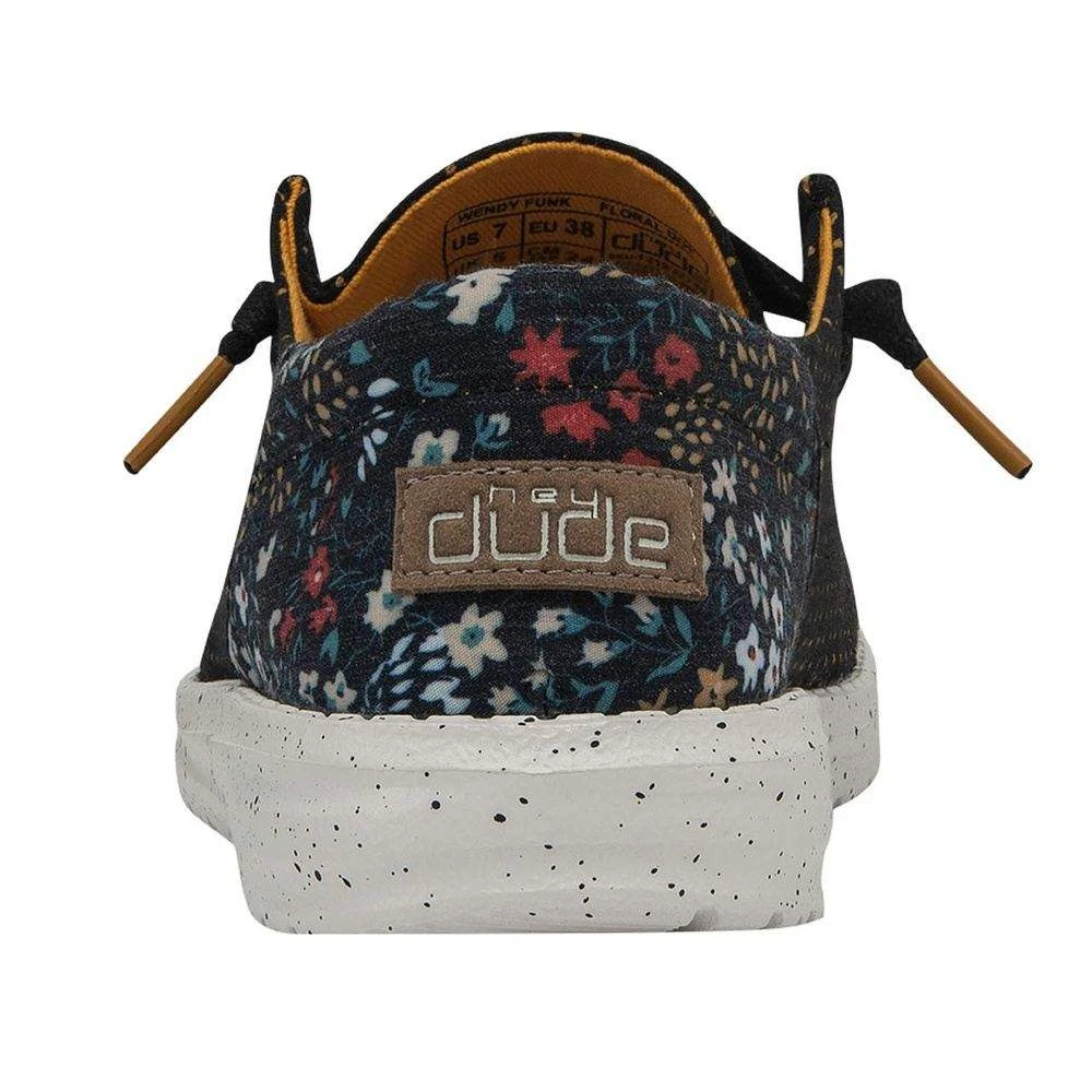 Heydude Women`s Hey Dude Wendy Funk Floral Dot Black Casual 7 Heydude Women`s Hey Dude Wendy Funk Floral Dot Black Casual - Image 5