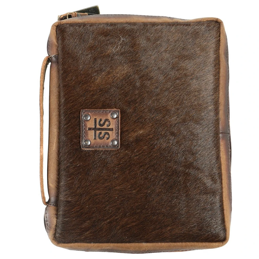 STS Ranch Wear Cowhide Bible Cover 4 STS Ranch Wear Cowhide Bible Cover - Image 2