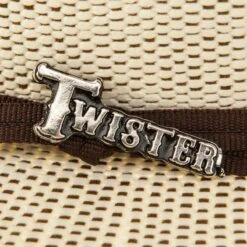 Twister Brown Bangora Straw Cowboy Hat -HORSE TACK Store T71621 7 2