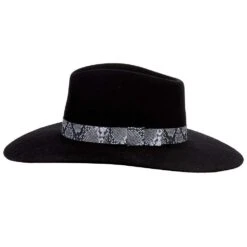 M&F Girls Pinch Front Black Fashion Hat 3 1/2` Brim -HORSE TACK Store T7890001 3