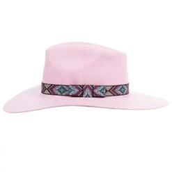 M&F Girls Pinch Front Pink Fashion Hat 3 1/2` Brim -HORSE TACK Store T7890030 3