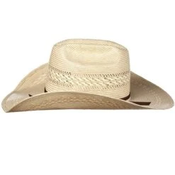 American Hats Tuf Cooper Collection 20 Star Ivory-Tan Fancy Weave 4-1/4in. Brim Straw Cowboy Hat -HORSE TACK Store TC88102CCHOC42 2