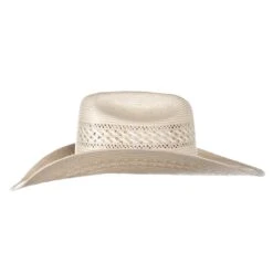 American Hats AHC Tuf Cooper 8810 4 1/4in. Brim Rancher Crease Straw Cowboy Hat -HORSE TACK Store TC8810RC2CCHOC42 2