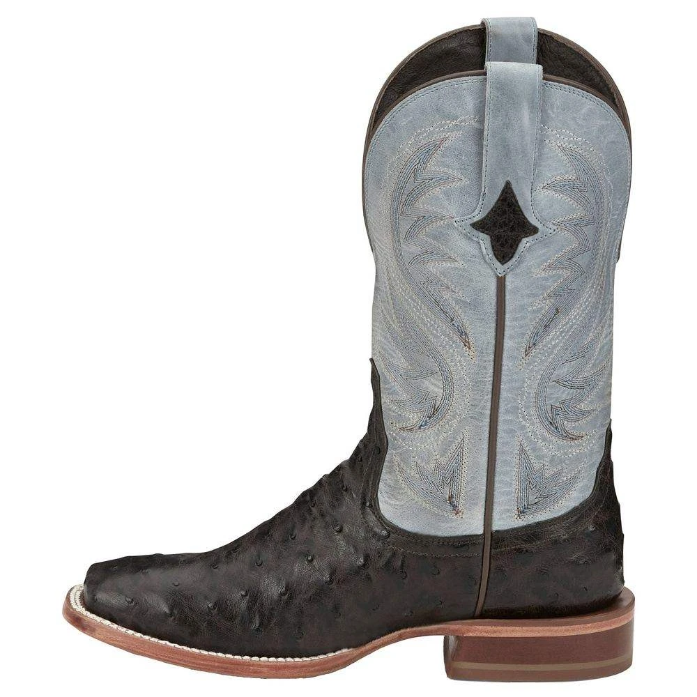Tony Lama Women`s Searcy Mink Black Full Quill Ostrich 11in. Boot 4 Tony Lama Women`s Searcy Mink Black Full Quill Ostrich 11in. Boot - Image 2