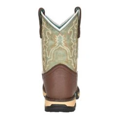 Womens Corral Chocolate Hydro Resist 8.26 Square Toe Work Boot W5002 -HORSE TACK Store W5002 3