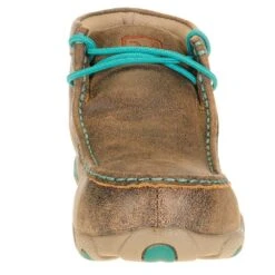 Twisted X Women's Bomber Turqupise Alloy Toe Driving Moc -HORSE TACK Store WDMAL01 1