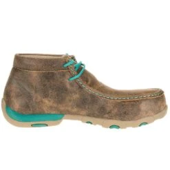 Twisted X Women's Bomber Turqupise Alloy Toe Driving Moc -HORSE TACK Store WDMAL01 4