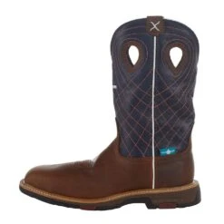 Twisted X Womens Brown 11in Navy Alloy Toe Work Boot 9 Twisted X Womens Brown 11in Navy Alloy Toe Work Boot -HORSE TACK Store WXBAW01 3