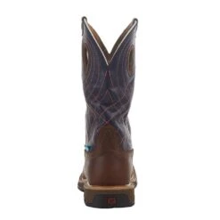 Twisted X Womens Brown 11in Navy Alloy Toe Work Boot 10 Twisted X Womens Brown 11in Navy Alloy Toe Work Boot -HORSE TACK Store WXBAW01 4