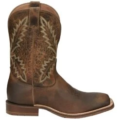 Tony Lama Men's Bowie Oak Brown 11in. TLX Performance Cowboy Boots -HORSE TACK Store XT5104 5